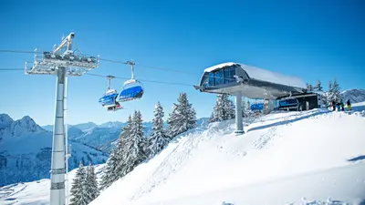 Bergstation einer Sesselbahn in Damüls-Mellau