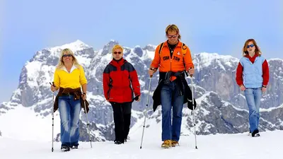 Pistentourengeher am Sonnenkopf