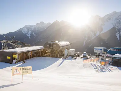 Blick auf das Skigebiet Brandnertal © Bergbahnen Brandnertal