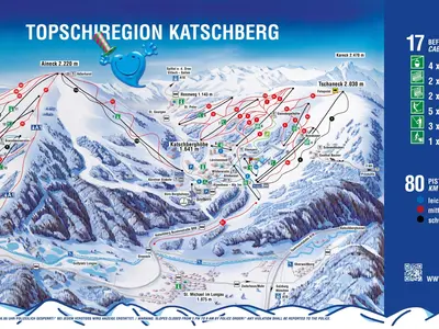 Pistenplan Katschberg - Aineck