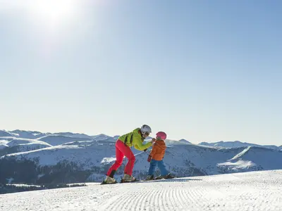Mutter mit Kind am Katschberg © Rennweg am Katschberg / Franz Gerdl