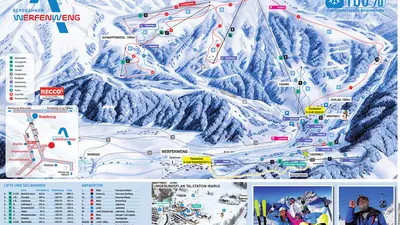 Pistenplan Werfenweng