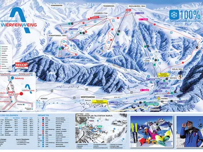 Pistenplan Werfenweng