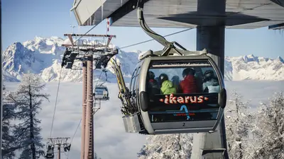 Ikarus-Gondel in Werfenweng