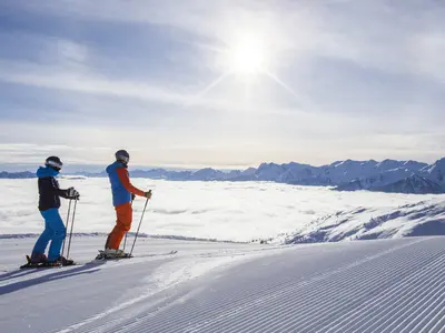 Perfekte Pisten im Skigebiet © TVB Osttirol/BergimBild