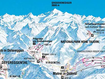 Pistenplan Prägraten