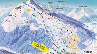 Pistenplan Hochkössen