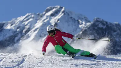 Skifahren im Skigebiet Zahmer Kaiser