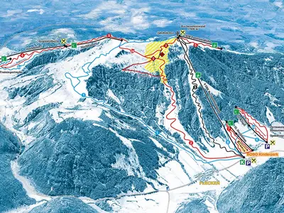 Pistenplan Pillersee - Buchensteinwand