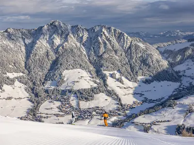 Blick ins Dorf © Ski Juwel Alpbachtal Wildschönau | Maximilian Koeck I Maximalgrafik