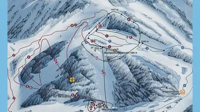 Pistenplan Karwendel Bergbahn