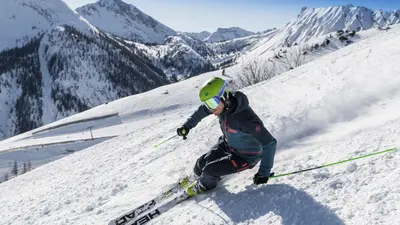 Skifahrer in Christlum