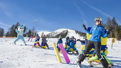 Skikurs im Skigebiet Christlum