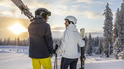 Pärchen im Schnee Filzmoos