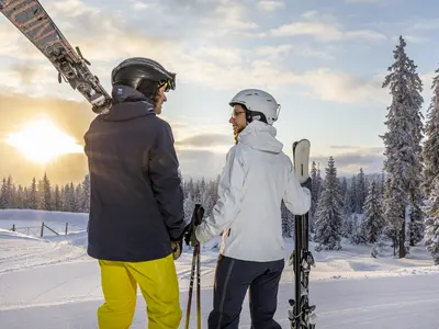 Pärchen im Schnee Filzmoos © Filzmoos Tourismus / Christian Fischbacher