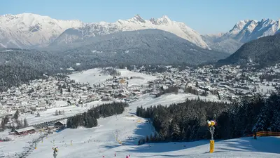 Blick vom Gschwandtkopf Richtung Seefeld