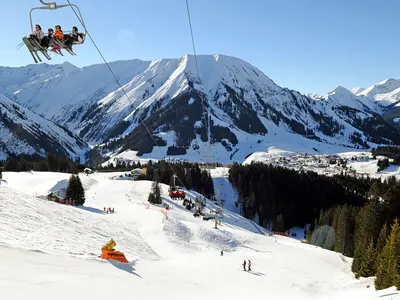 Zwölf Liftanlagen finden sich im Skigebiet Berwang © Bergbahnen Berwang