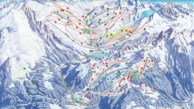 Pistenplan Hochoetz-Kühtai