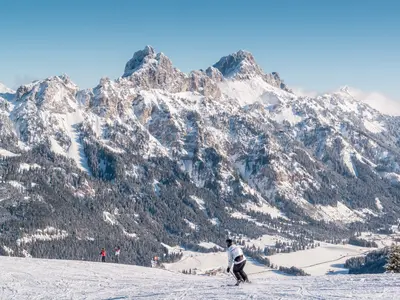 Skiabfahrt in Tannheim © TVB Tannheimer Tal / Meurer Achim