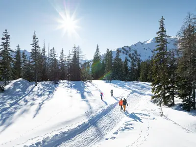 Winterwanderung im Skigebiet Rauriser Hochalmbahnen © Rauriser Hochalmbahnen, Daniel Breuer