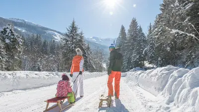 Rodelspaß auf der Naturrodelbahn