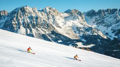 Weitläufige Piste in der SkiWelt Wilder Kaiser - Brixental