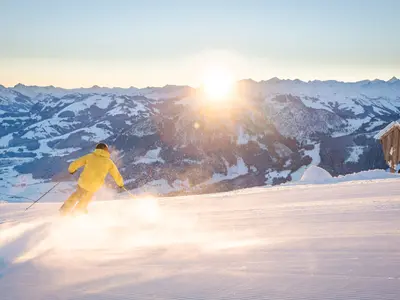 Skifahren an der Hohen Salve © SkiWelt Wilder Kaiser - Brixental