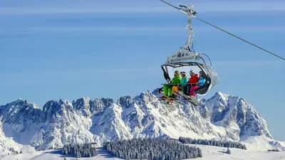 Sessellift in der SkiWelt Wilder Kaiser