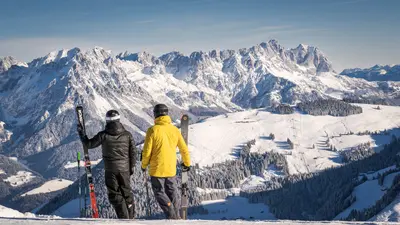 Tolles Panorama in der SkiWelt Wilder Kaiser - Brixental