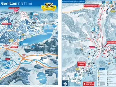 Pistenplan Gerlitzen