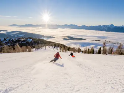 Auf der Gerlitzen Alpe im Winter © Region Villach / Michael Stabentheiner