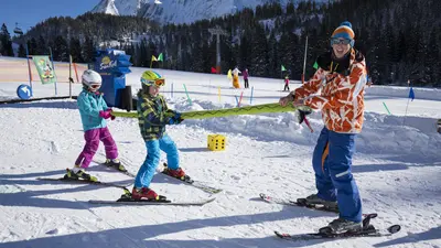 Kinderland im Skigebiet Ehrwald