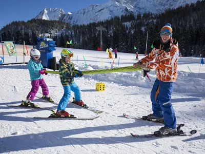 Kinderland im Skigebiet Ehrwald © Ehrwalder Almbahn