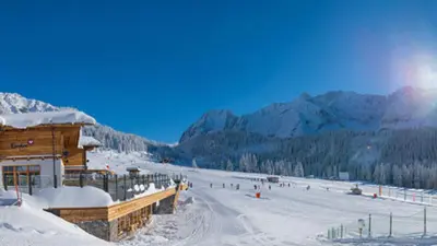 Panorama im Skigebiet