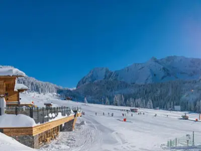 Panorama im Skigebiet © Ehrwalder Almbahn