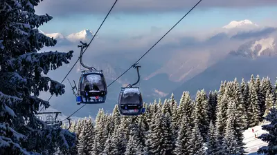 Gondelbahn auf der Ehrwalder Alm