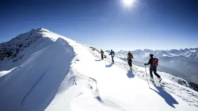 Tourengeher am Venet