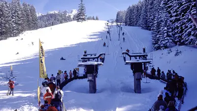 Schlepplift im Skigebiet Füssener Jöchle