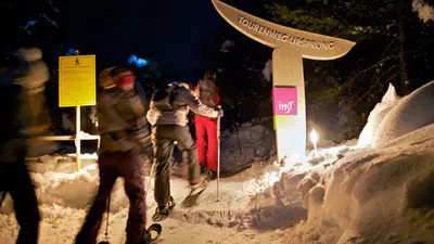 Nächtliche Tourengeher in Imst