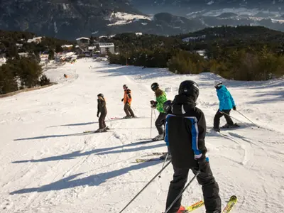 Piste im Skigebiet Imster Bergbahnen © Imst Tourismus/Martin Lugger