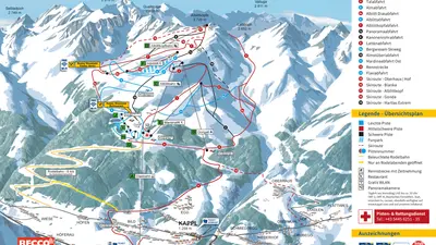 Pistenplan Kappl-Paznaun