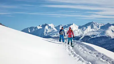 Schneeschuhwanderer in Kappl
