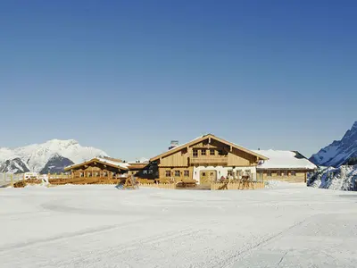 Hütte im Skigebiet Lermoos © Lermoos-Biberwier - Bergbahnen Langes