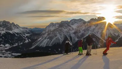 Panoramablick im Skigebiet Lermoos-Grubigstein