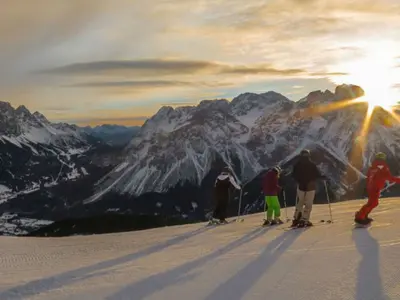 Panoramablick im Skigebiet Lermoos-Grubigstein © Berglifte Giselher Langes GesmbH & Co. KG