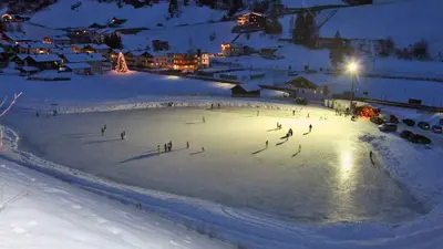 Der Eislaufplatz in See - Paznaun