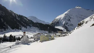 Blick auf den Ort Vent