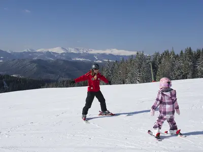 Kinderski auf der Simonhöhe © Kärnten Werbung