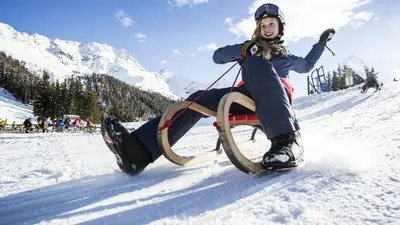 Rodeln am Winterberg Fendels