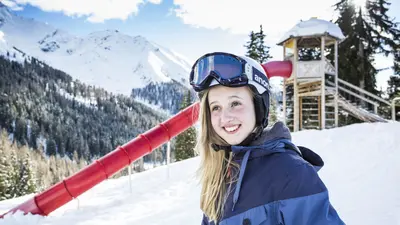 Spielplatz im Skigebiet Fendels